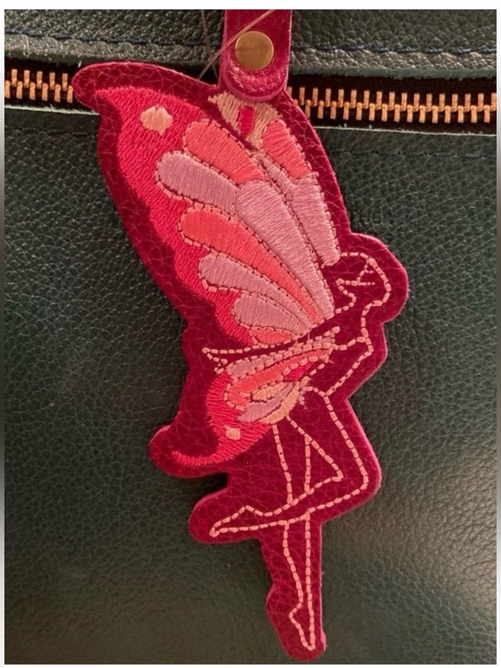 Portland Leather Fairy Charm